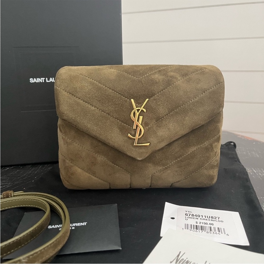 Saint Laurent Suede Toy Lou Lou Bag - Picture 3 of 17